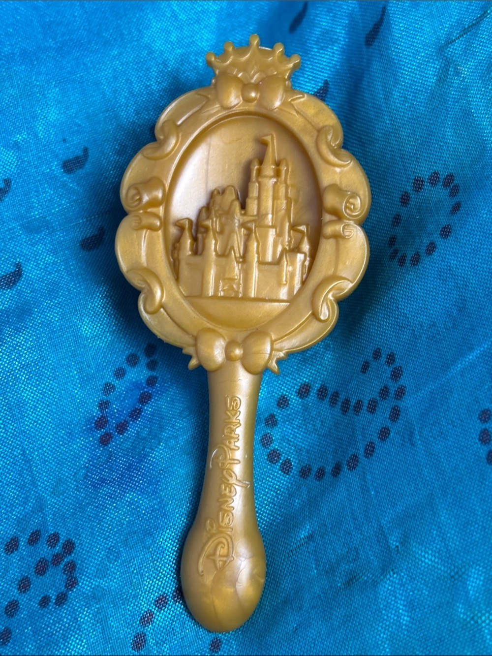 Bonus Disney Parks Gold Castle Doll Brush